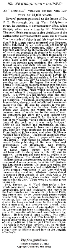 New York Times Article