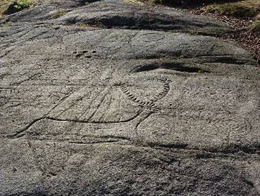 Petroglyphs from Galicia, Spain by Froaringus GNU free documentation license.jpg